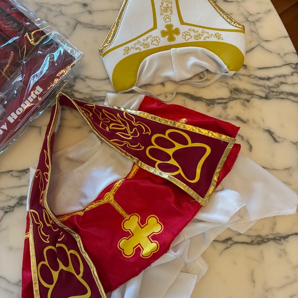 Holy Hound Pet Pope Costume Size M - Picture 5 of 5